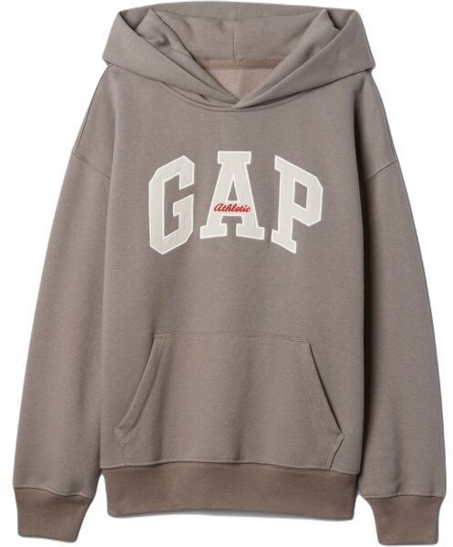 GAP ATHLETIC LOGO Chlapčenská mikina, hnedá, veľkosť
