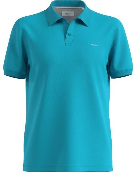 s.Oliver RL BIG SIZE POLO NOOS Pánske polo tričko, tyrkysová, veľkosť