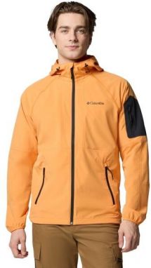 Columbia TALL HEIGHTS HOODED SOFT Pánska softshellová bunda, oranžová, veľkosť