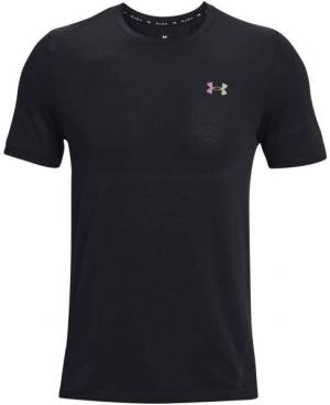 Under Armour RUSH LEGACY Pánske športové tričko, čierna, veľkosť