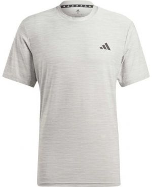 adidas TR-ES BASE T Pánske športové tričko, sivá, veľkosť
