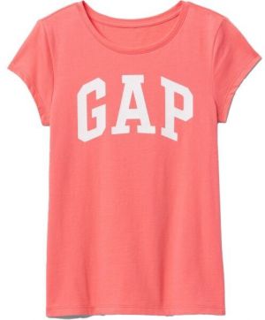 GAP V-FRCH VALUE LOGO Dievčenské tričko, lososová, veľkosť