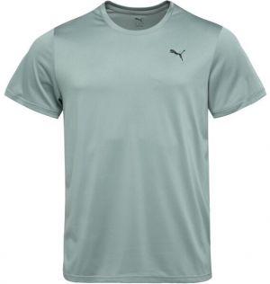 Puma M TAD ESSENTIALS SOLID CAT TEE Pánske tričko, svetlo zelená, veľkosť