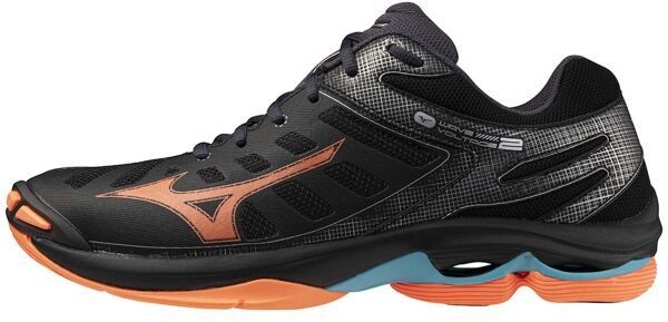 Mizuno WAVE VOLTAGE 2 Pánska volejbalová obuv, čierna, veľkosť 43