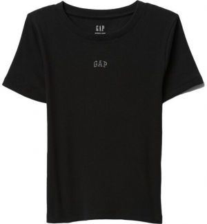 GAP MOD RIB ABBRV Dámske tričko, čierna, veľkosť