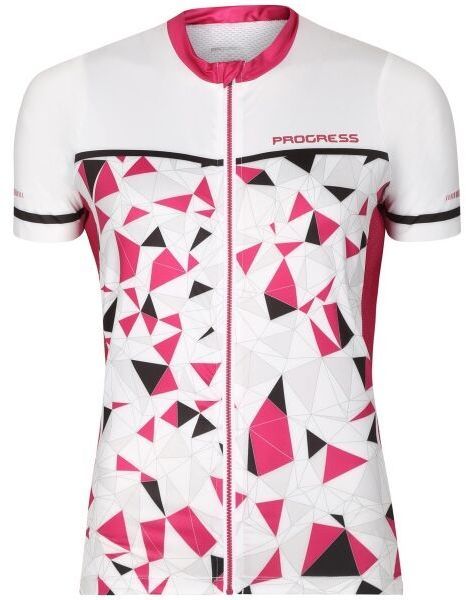 PROGRESS RIPRESA Dámsky cyklistický dres, biela, veľkosť