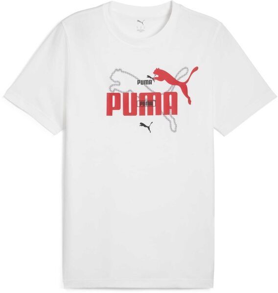 Puma ESSENTIALS LOGO LAB SUMMER TEE Pánske tričko, biela, veľkosť