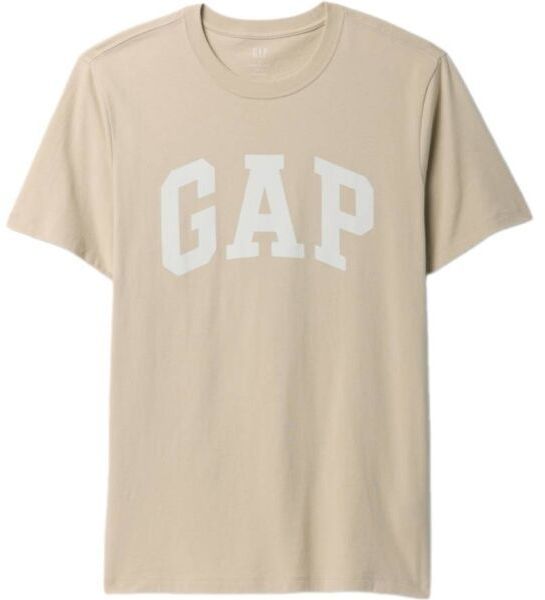 GAP BASIC LOGO Pánske tričko, béžová, veľkosť