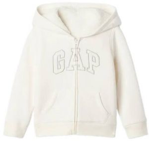 GAP V-COZY LOGO Dievčenská mikina, biela, veľkosť