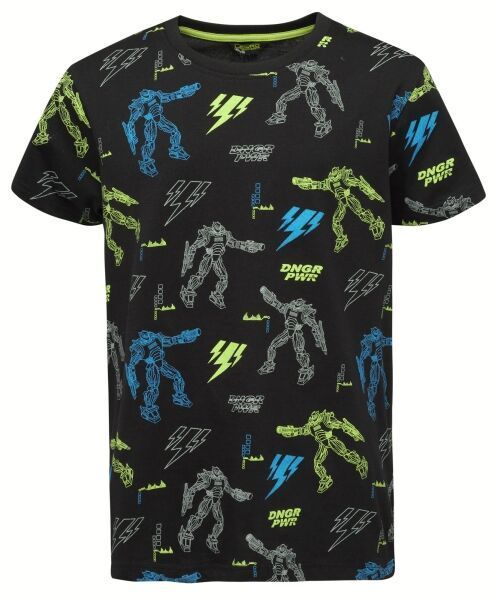 Lewro BRADBURY Chlapčenské tričko, čierna, veľkosť 164-170