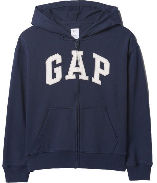GAP V-FRCH HERITAGE LOGO Chlapčenská mikina, tmavo modrá, veľkosť