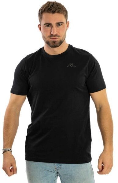 Kappa LOGO CAFERS Pánske tričko, čierna, veľkosť