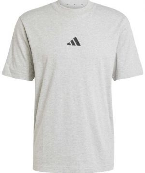 adidas ESSENTIALS SMALL LOGO Pánske tričko, sivá, veľkosť