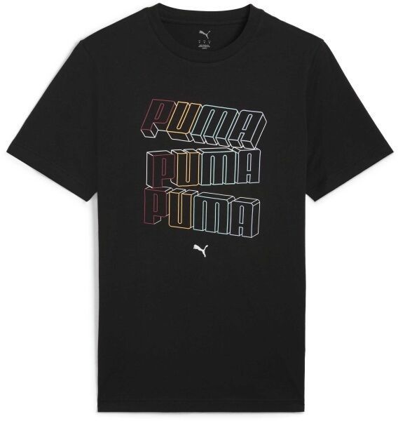Puma ESSENTIALS LOGO LAB HOG TEE Pánske tričko, čierna, veľkosť
