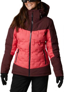 Columbia WILD CARD DOWN JACKET Dámska lyžiarska bunda, červená, veľkosť