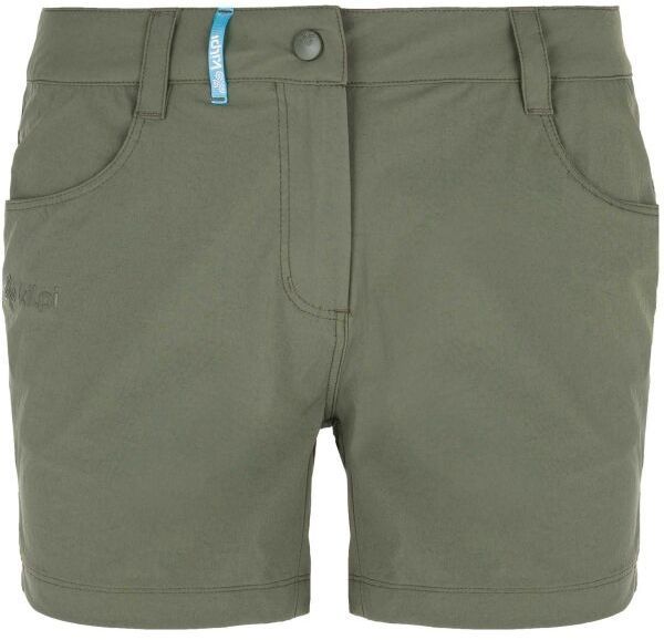 KILPI BREE Dámske ľahké outdoorové kraťasy, khaki, veľkosť