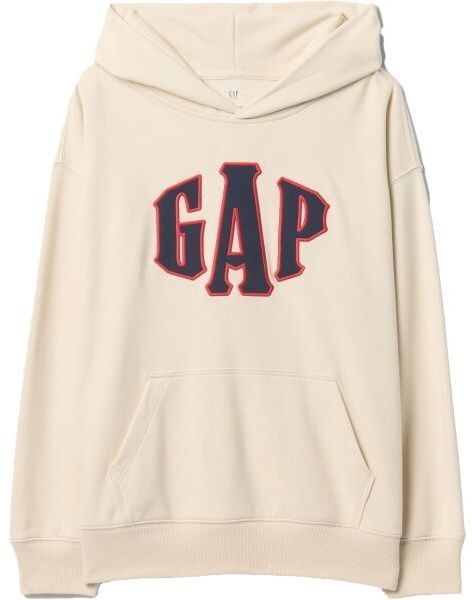 GAP JAPAN FASHION LOGO Chlapčenská mikina, béžová, veľkosť