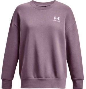 Under Armour ESSENTIAL FLC OS CREW Dámska mikina, fialová, veľkosť