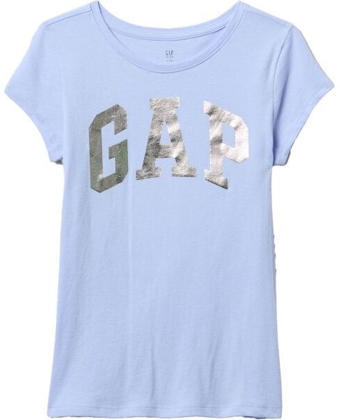 GAP V-HS LOGO Dievčenské tričko, svetlomodrá, veľkosť