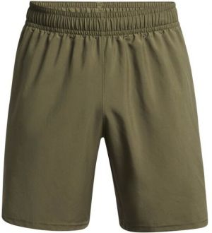Under Armour WOVEN WORDMARK Pánske krátke nohavice, khaki, veľkosť