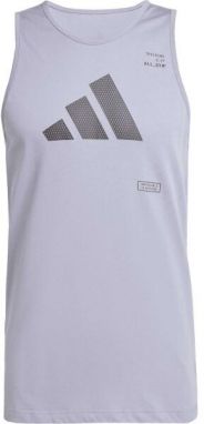 adidas TANK TOP Pánske tielko, sivá, veľkosť