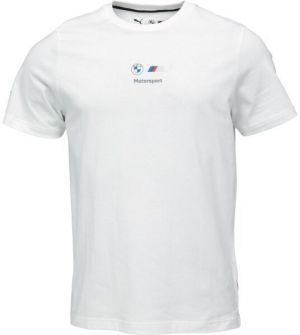 Puma BMW M MOTORSPORT MMS GRAPHIC TEE Pánske tričko, biela, veľkosť