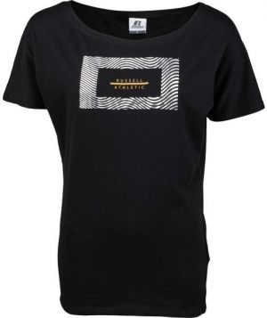 Russell Athletic KIMONO TOP Dámske tričko, čierna, veľkosť