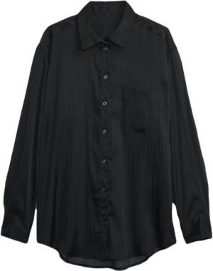 GAP BIG Dámska košeľa, čierna, veľkosť