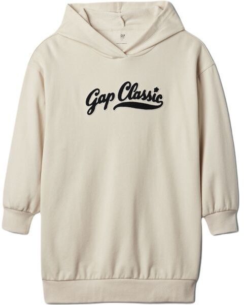GAP JPN LOGO HOOD Dievčenské šaty, béžová, veľkosť