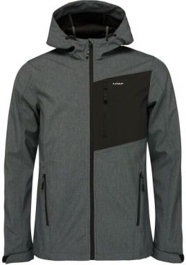 LOAP LARON Pánska softshellová bunda, tmavo sivá, veľkosť