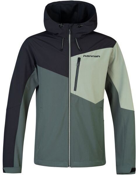 Hannah MONTY Pánska softshellová bunda, tmavo zelená, veľkosť