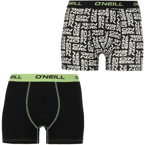 O'Neill BOXERSHORTS 2-PACK Pánske boxerky, svetlo zelená, veľkosť XXL
