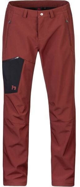 Hannah BREDLY Pánske softshellové nohavice s membránou, červená, veľkosť