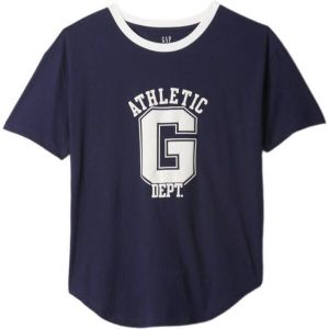 GAP FRCH SS ORGANIC VINTAGE Dámske tričko, tmavo modrá, veľkosť