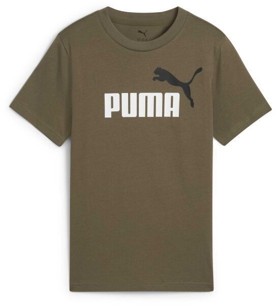 Puma ESSENTIALS 2 COLOR N0.1 LOGO TEE B Chlapčenské tričko, khaki, veľkosť