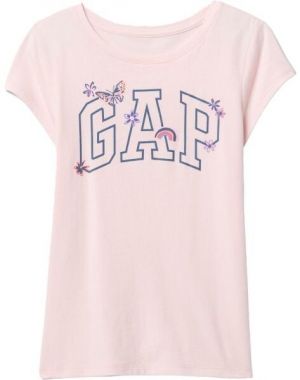 GAP V-HS LOGO Dievčenské tričko, ružová, veľkosť