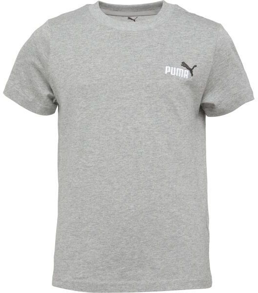 Puma ESSENTIALS 2 COLOR SMALL NO.1 LOGO TEE B Chlapčenské tričko, sivá, veľkosť