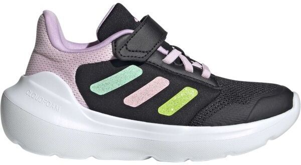 adidas TENSAUR RUN 3.0 EL C Chlapčenská športová obuv, čierna, veľkosť