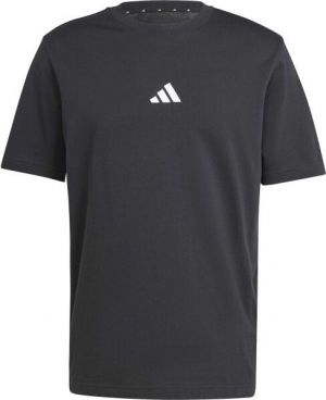 adidas ESSENTIALS SMALL LOGO Pánske tričko, čierna, veľkosť XXL