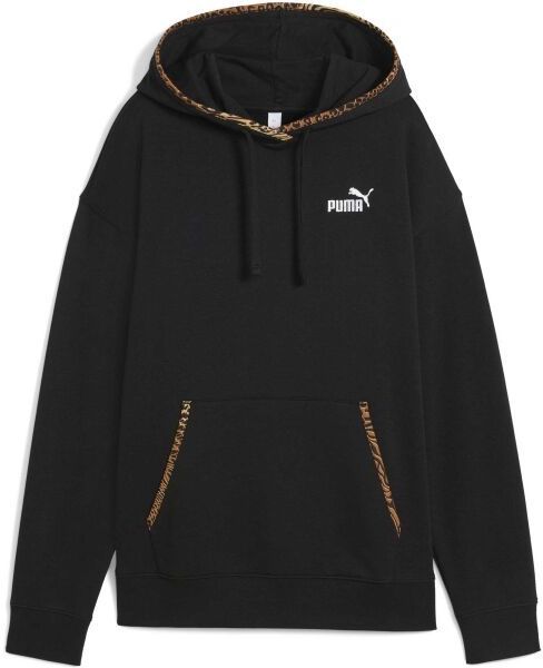 Puma ESSENTIALS GRAPHIC ANIMAL Dámska mikina, čierna, veľkosť