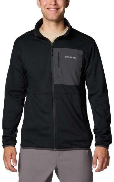 Columbia HIKE FZ Pánska mikina, čierna, veľkosť