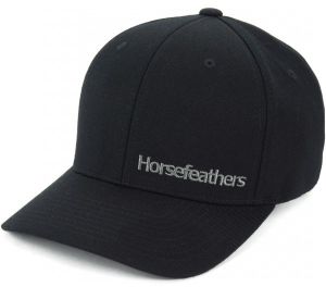 Horsefeathers BECKETT CAP Flexfit šiltovka, čierna, veľkosť