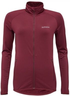 Klimatex AMAIRA Dámska funkčná mikina, vínová, veľkosť