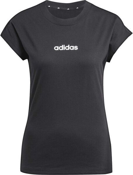 adidas ESSENTIALS LINEAR SINGLE Dámske tričko, čierna, veľkosť