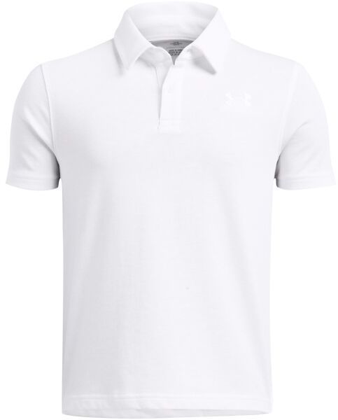 Under Armour ICON POLO Chlapčenské tričko, biela, veľkosť XL