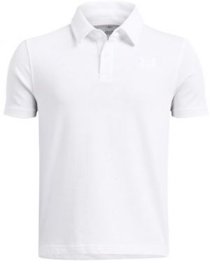 Under Armour ICON POLO Chlapčenské tričko, biela, veľkosť XL