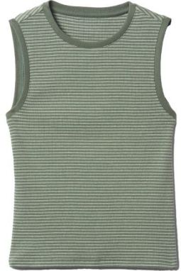 GAP RIB SHELL Dámsky top, khaki, veľkosť
