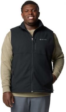Columbia ASCENDER SOFTSHELL VEST Pánska vesta, čierna, veľkosť
