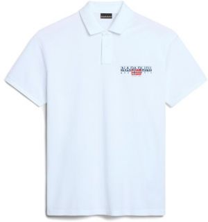 Napapijri E-AYLMER Pánske polo tričko, biela, veľkosť XXXL