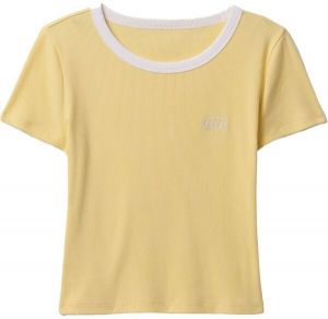 GAP SMALL LOGO RINGER Dámske tričko, žlutá, veľkosť